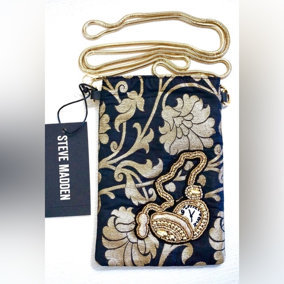 Steve Madden Carolyn Floral Crossbody Mini Bag Phone - Picture 4 of 9